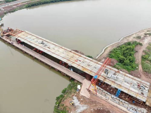 赣州首座跨江双层景观大桥完成第三轮顶推，中建三局再创桥梁工程新标杆